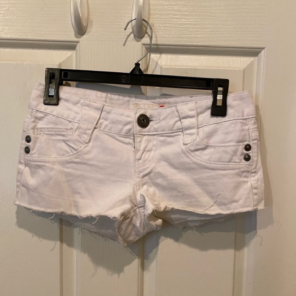 G by Guess white shorts